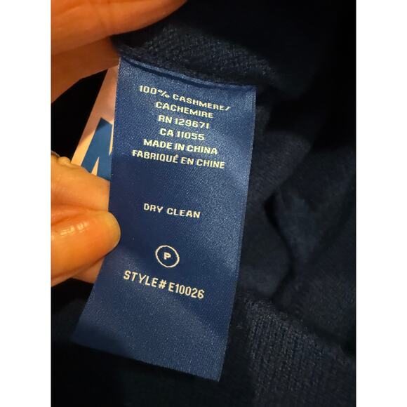 Noname Wide Leg Cashmere Pants Royal Blue S - Picture 7 of 7